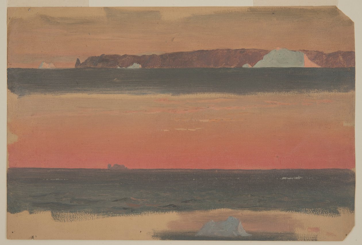 Kresba, Cape St. John, Newfoundland, 1. června 1859 od Frederic Edwin Church