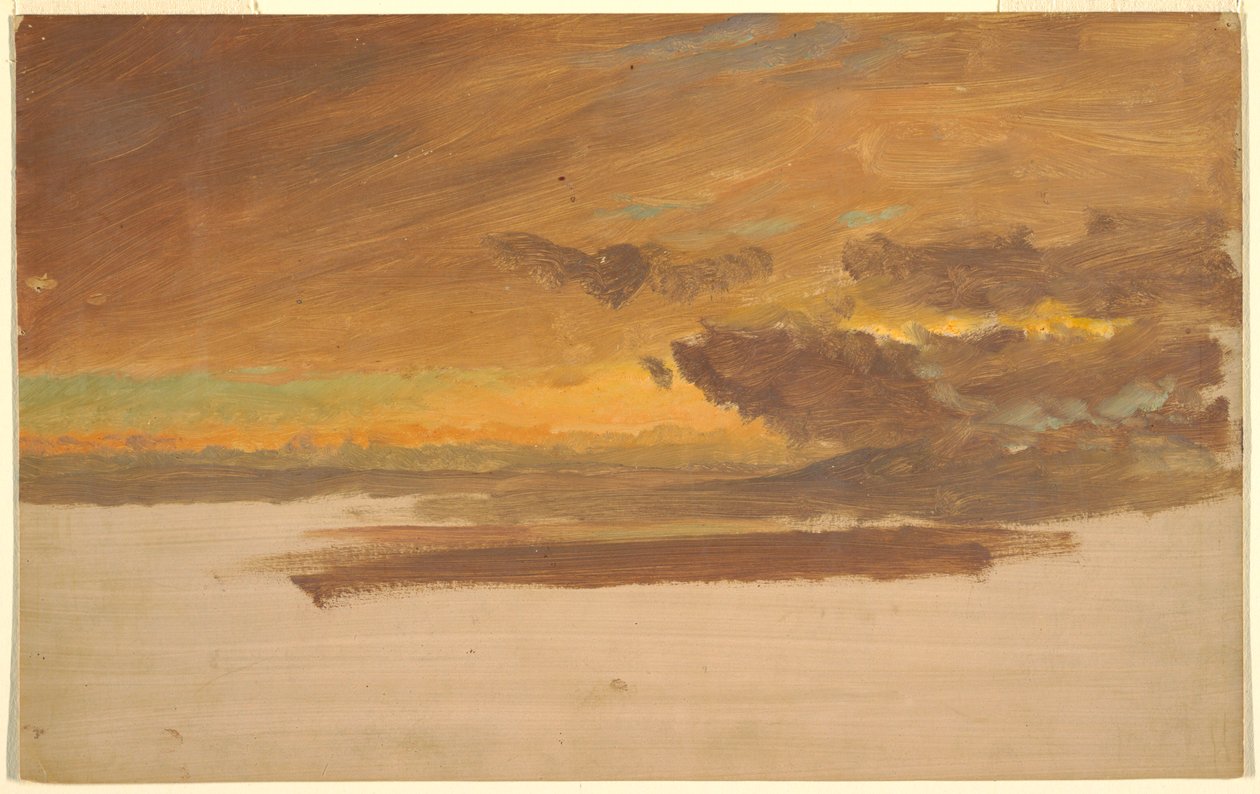 Kresba, Studie mraků, 1860-70 od Frederic Edwin Church