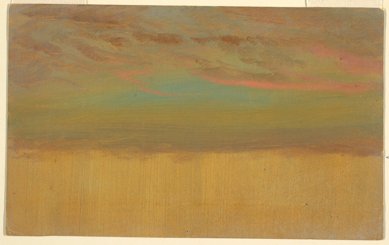 Kresba, studie mraků, 1870-80 od Frederic Edwin Church