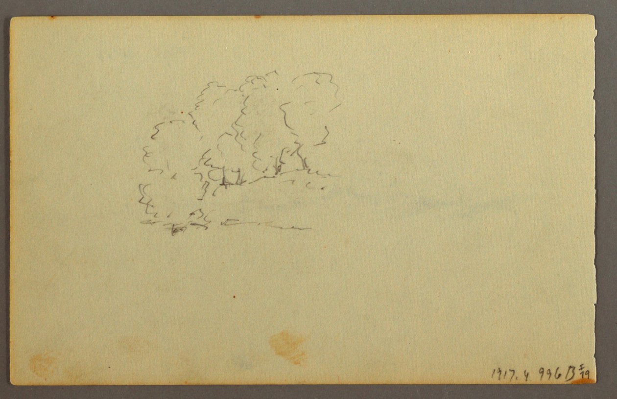 Kresba, Mraky, 1844 od Frederic Edwin Church