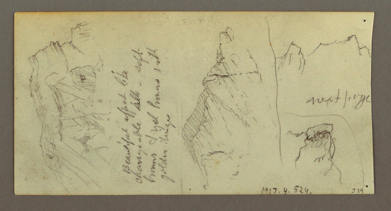Kresba, Postava jedoucí na velbloudovi, sedící velbloud, pravděpodobně 1868 od Frederic Edwin Church