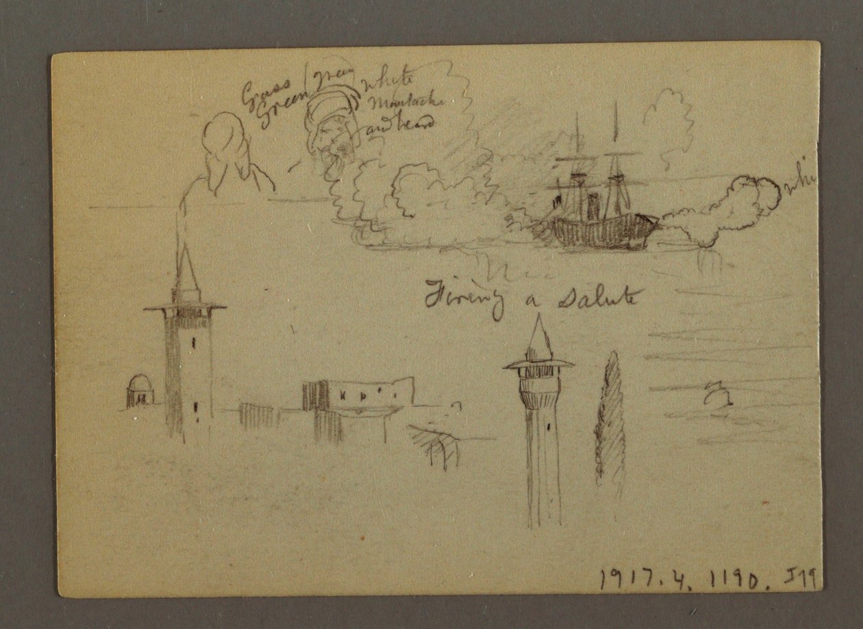 Kresba, figurální studie, plachetnice, Rainbow, pravděpodobně 1868 od Frederic Edwin Church