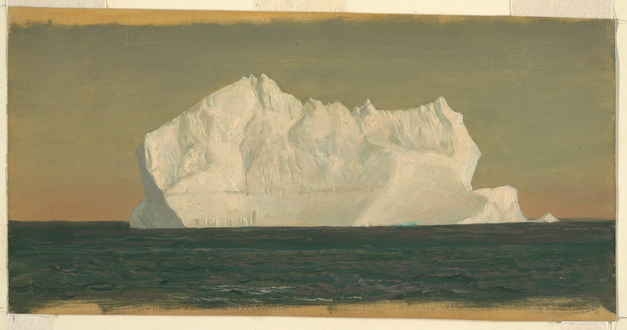 Kresba, plovoucí ledovec, červen nebo červenec 1859 od Frederic Edwin Church