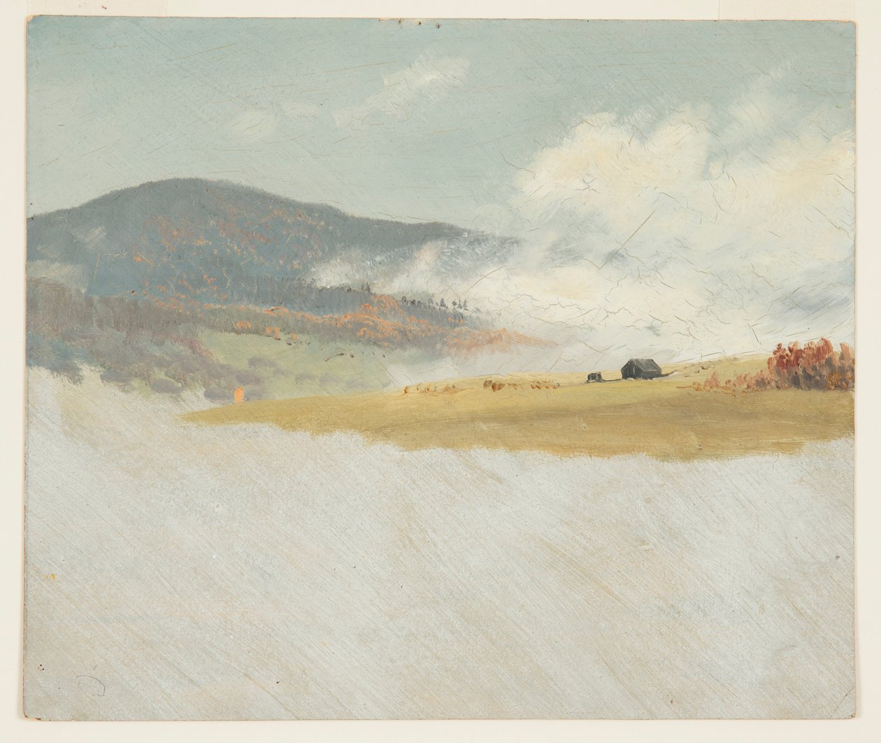 Kresba, Kopcovité krajiny, 1865-75 od Frederic Edwin Church