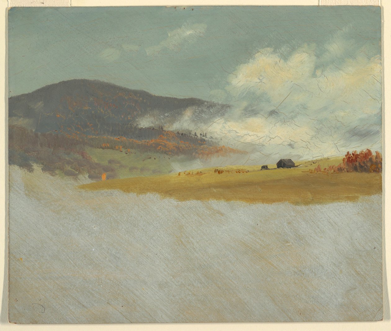 Kresba, Kopcovité krajiny, 1865-75 od Frederic Edwin Church