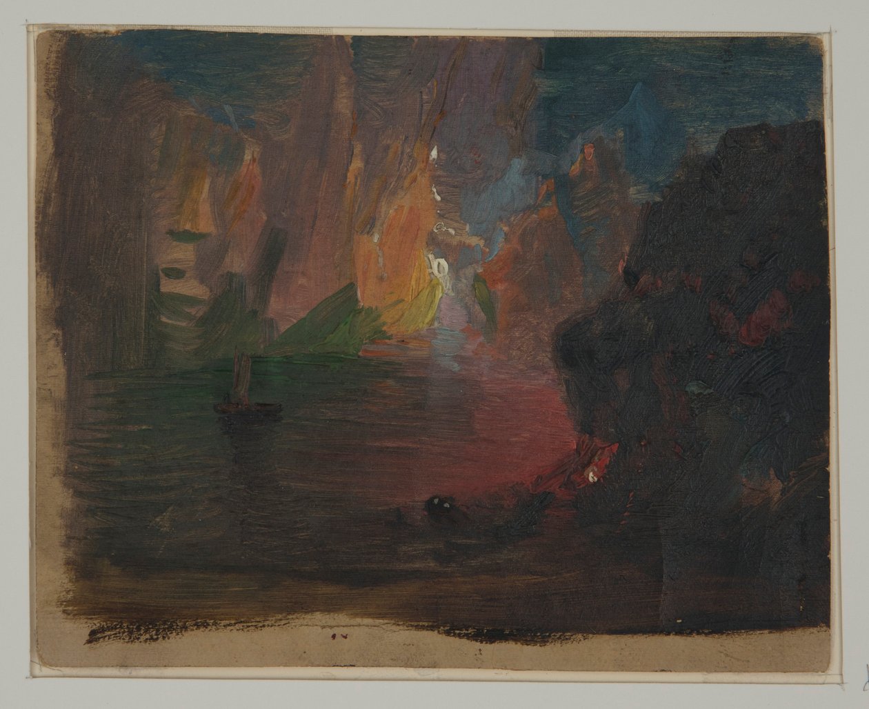 Kresba, Ledovcová fantazie, kolem roku 1859 od Frederic Edwin Church