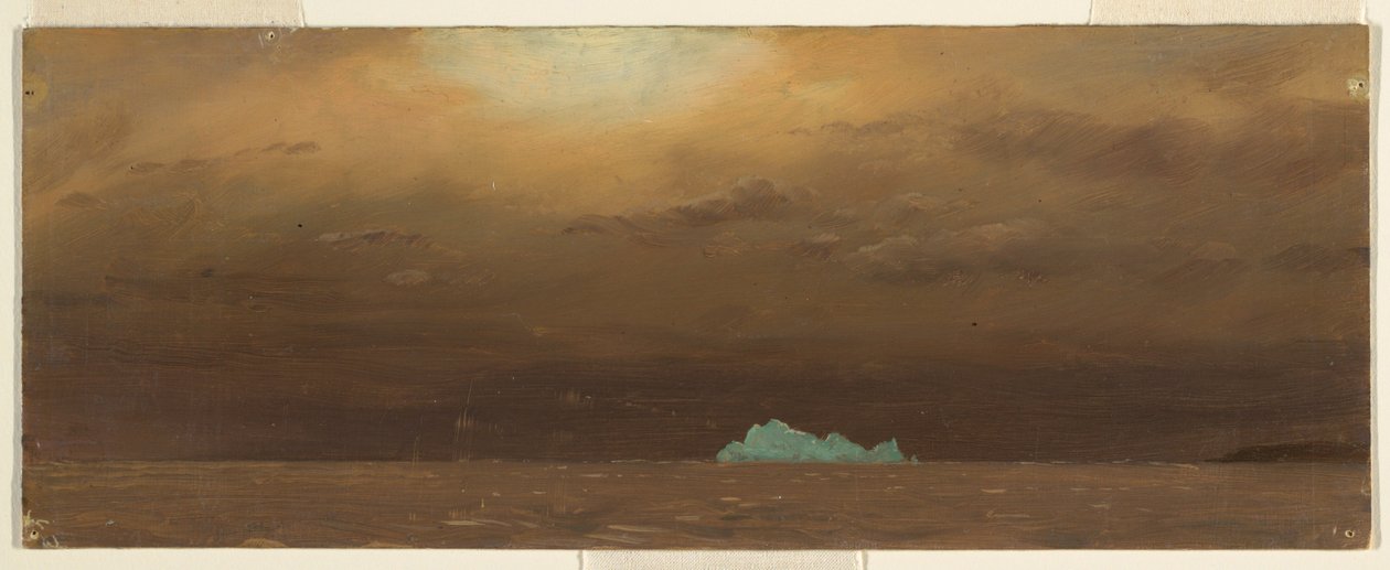 Kresba, Ledovec, Newfoundland, 1859 od Frederic Edwin Church
