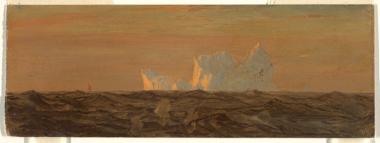 Kresba, Ledovce, červen nebo červenec 1859 od Frederic Edwin Church
