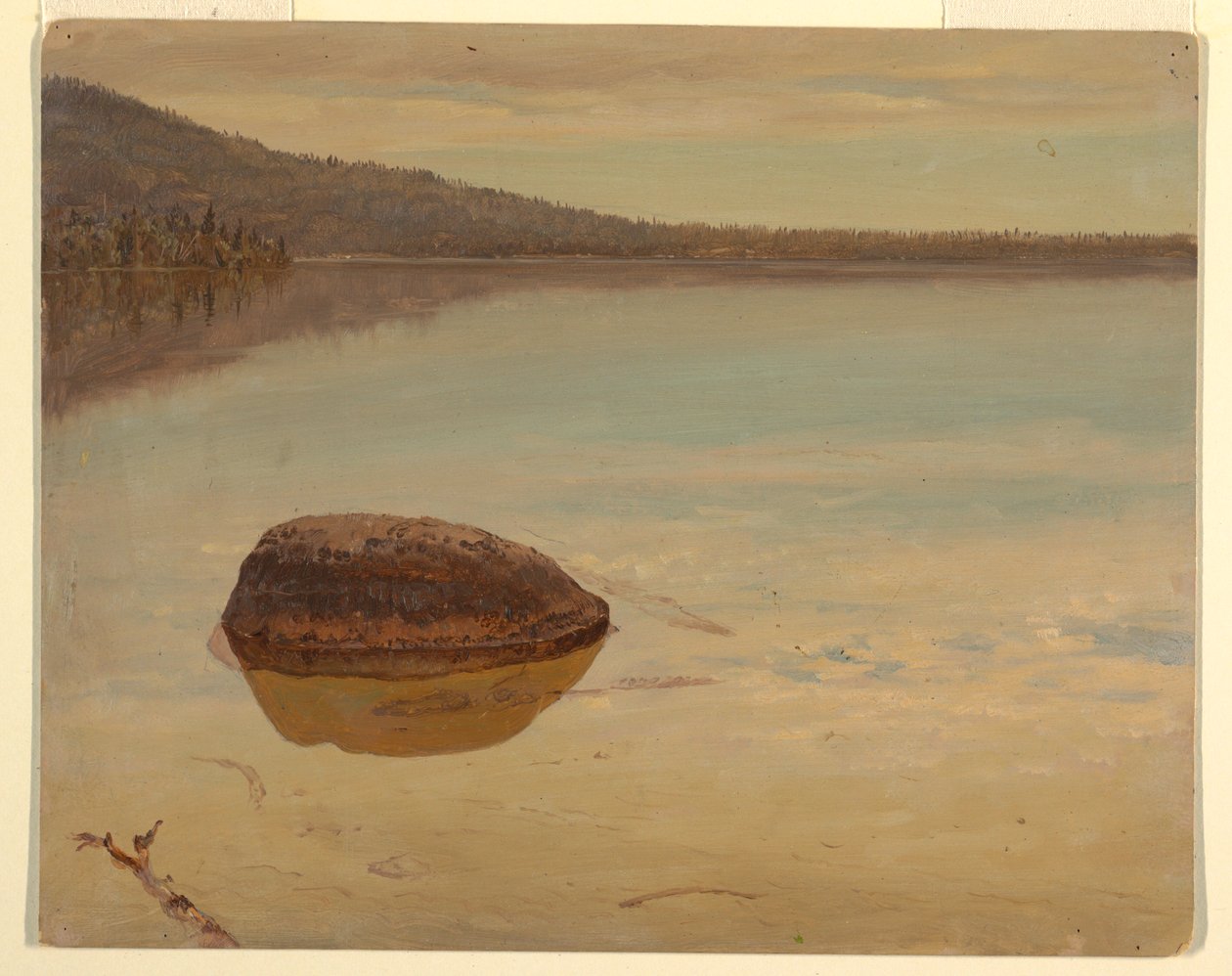 Kresba, jezero Katahdin , 1870-80 od Frederic Edwin Church