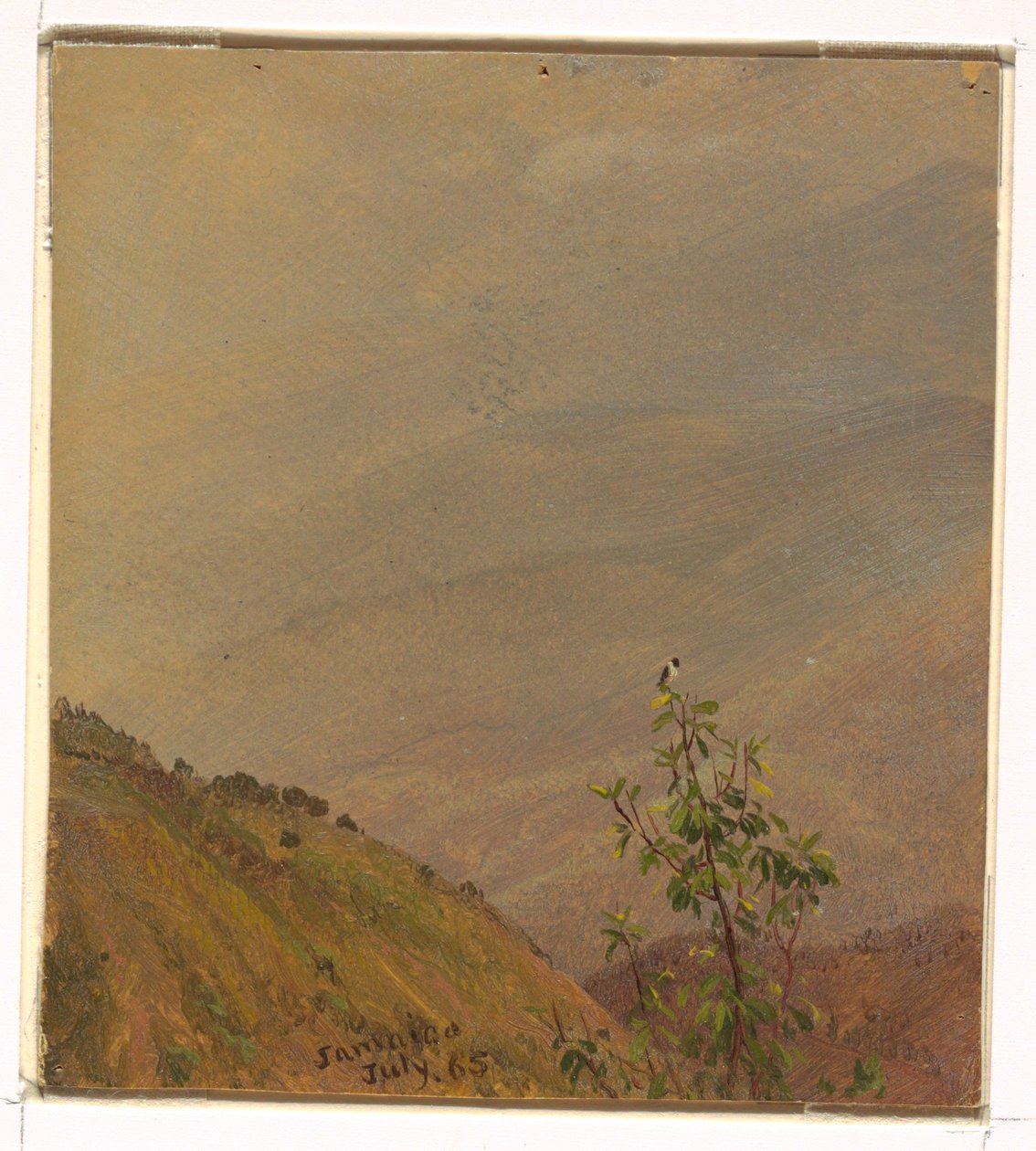 Kresba, Krajina, červenec 1865 od Frederic Edwin Church