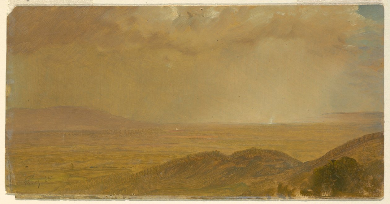 Kresba, Krajina, květen 1865 od Frederic Edwin Church