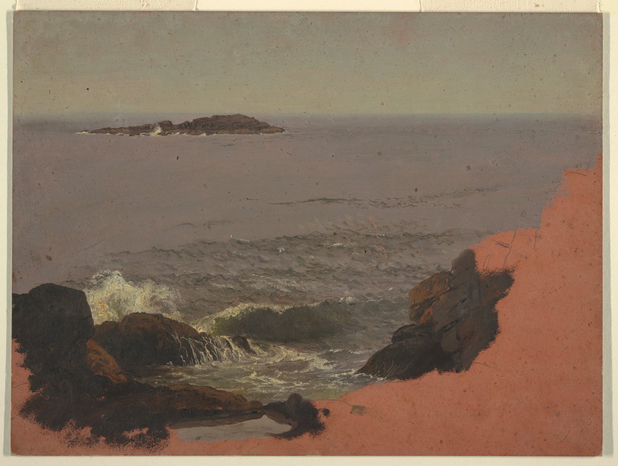 Kresba, pobřeží Maine, 1845-48 od Frederic Edwin Church