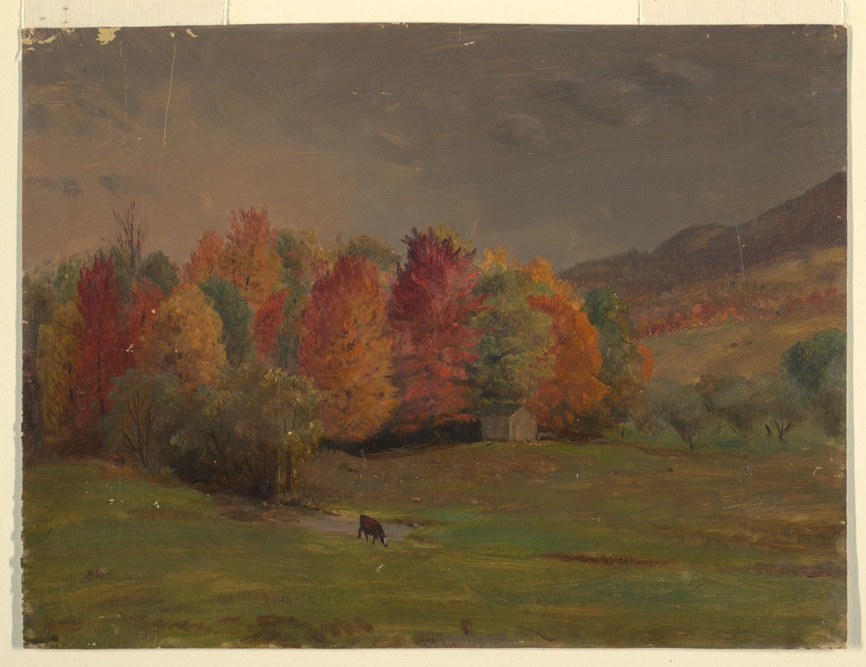 Kresba, pobřeží Maine nebo Kanady, asi 1845 od Frederic Edwin Church