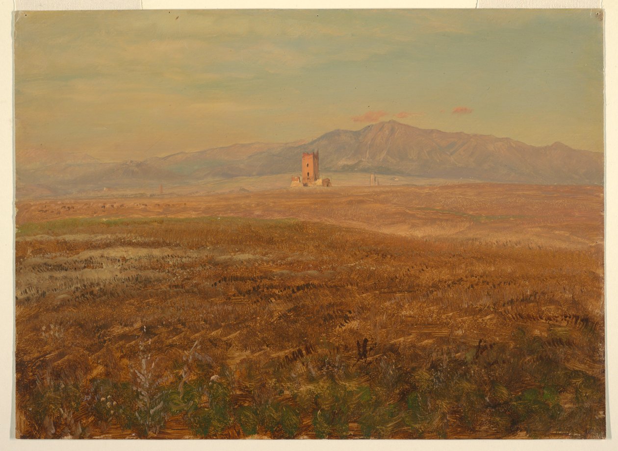 Kresba, mexická krajina, duben 1869 od Frederic Edwin Church