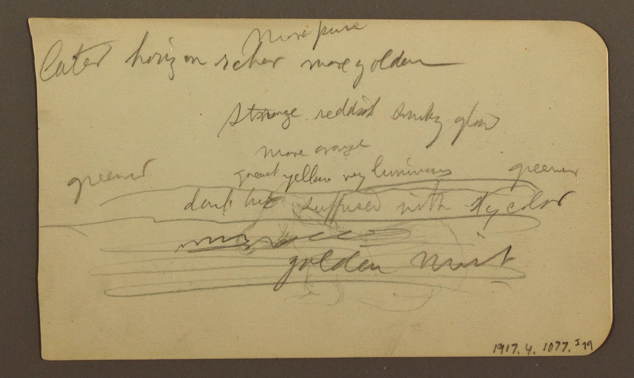 Kresba, Horské pásmo, Cuautla, kostel; Verso: Přikrčený kůň, Krajinné poznámky, únor 1885 od Frederic Edwin Church