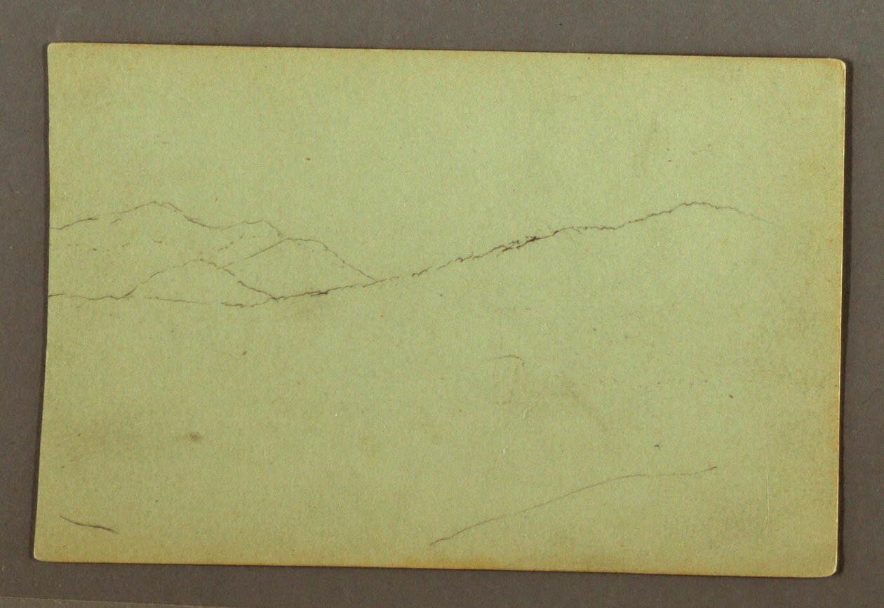 Kresba, Horské vrcholy, pravděpodobně 1856 od Frederic Edwin Church