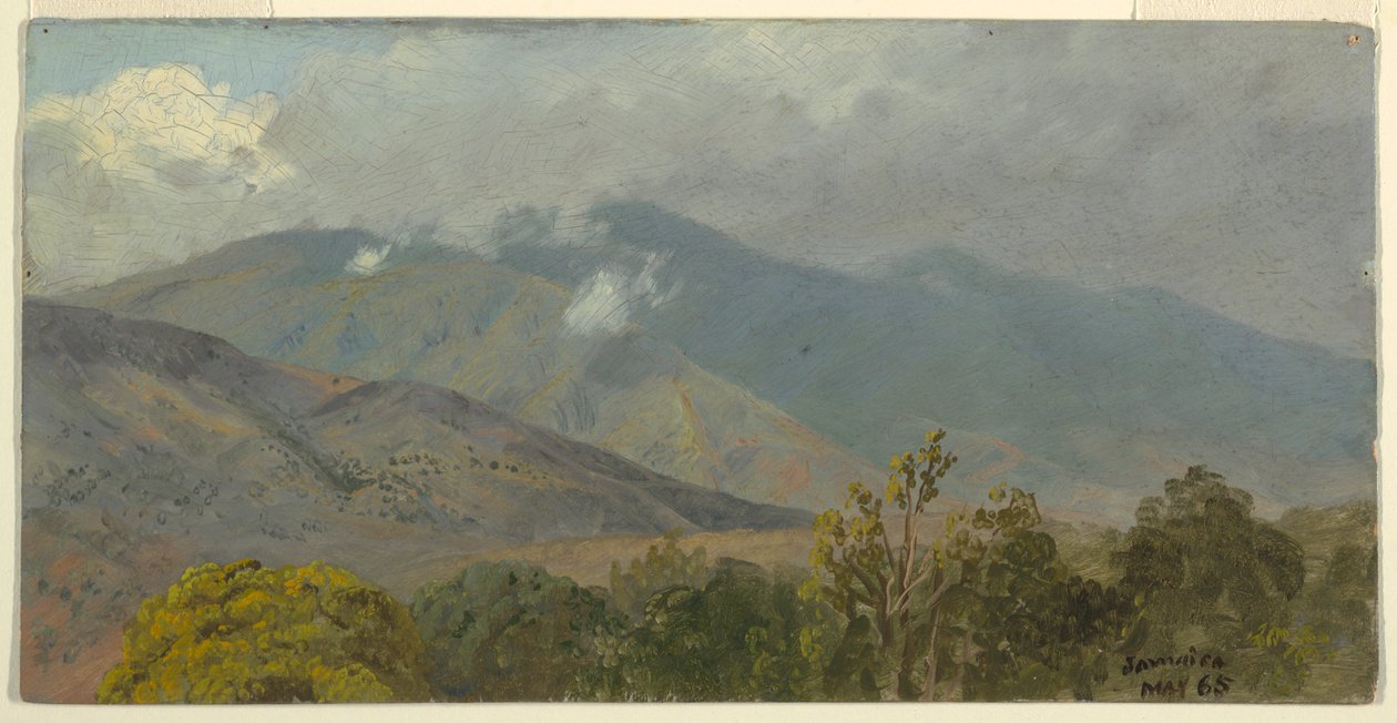 Kresba, Horská krajina, květen 1865 od Frederic Edwin Church