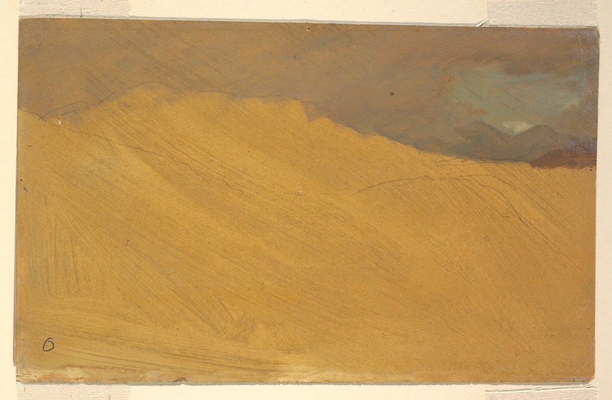 Kresba, Horská krajina, 1860-70 od Frederic Edwin Church