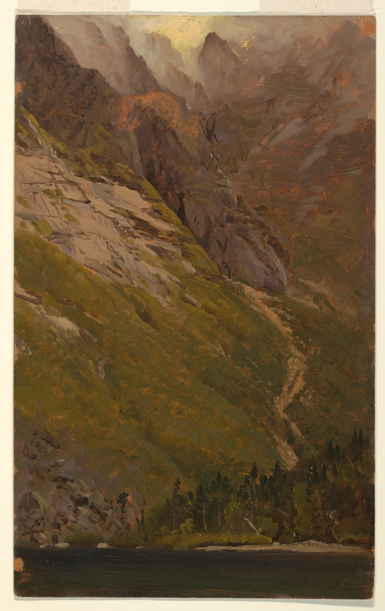Kresba, Mt. Katahdin, Great Basin, před rokem 1878 od Frederic Edwin Church
