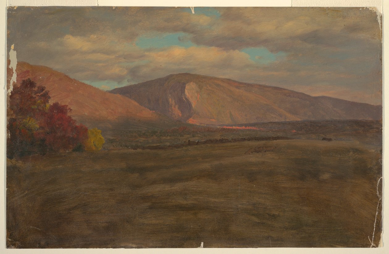 Kresba, hora Katahdin od jihozápadu (), 1870-80 od Frederic Edwin Church