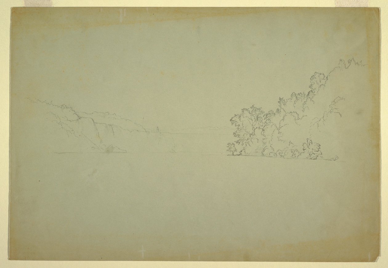 Kresba, Niagarské vodopády od severozápadu, 1856 od Frederic Edwin Church