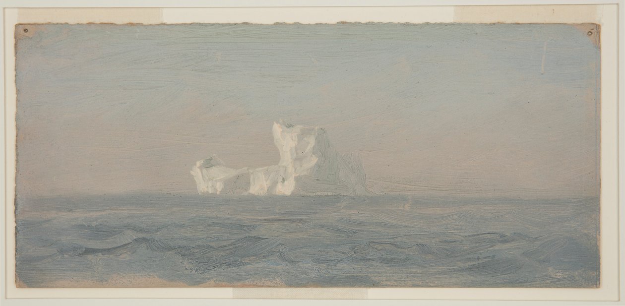 Kresba, U ledovce, Newfoundland, červen 1859 od Frederic Edwin Church