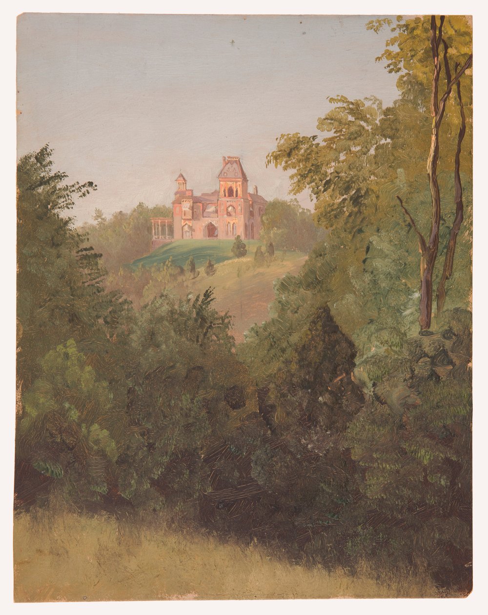 Kresba, Olana z jihozápadu, asi 1872 od Frederic Edwin Church
