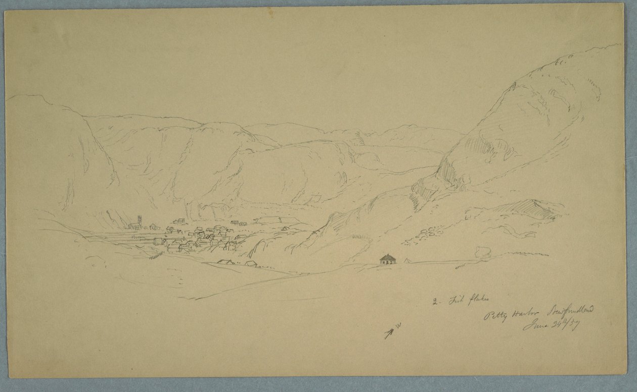 Kresba, Drobný přístav, 24. června 1859 od Frederic Edwin Church