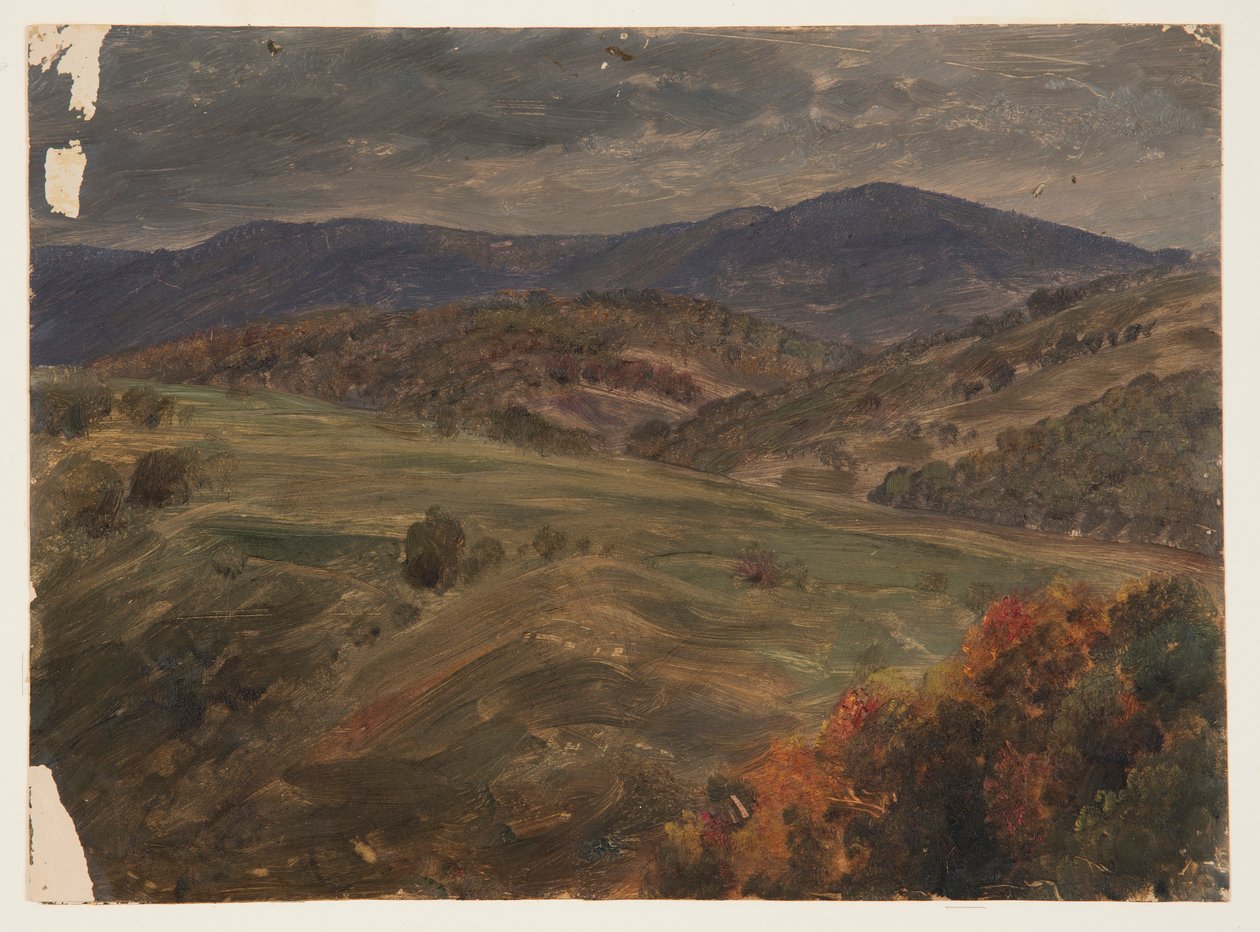 Kresba, Scéna v Catskills, 1870-80 od Frederic Edwin Church