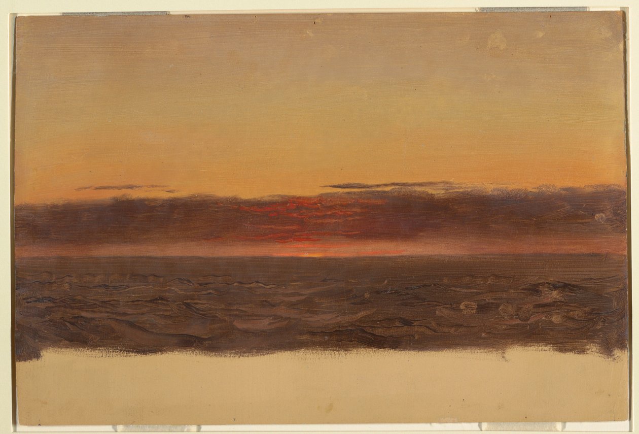 Kresba, Mořská krajina, 1859 od Frederic Edwin Church