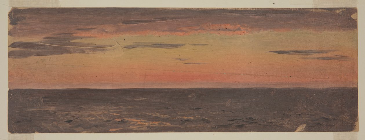 Kresba, Mořská krajina, červen 1859 od Frederic Edwin Church