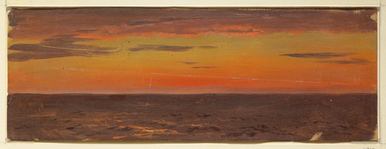 Kresba, Mořská krajina, červen 1859 od Frederic Edwin Church