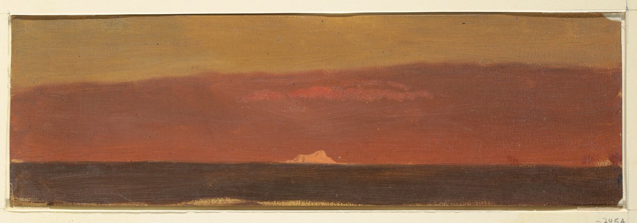 Kresba, Mořská krajina s ledovcem, 1859 od Frederic Edwin Church