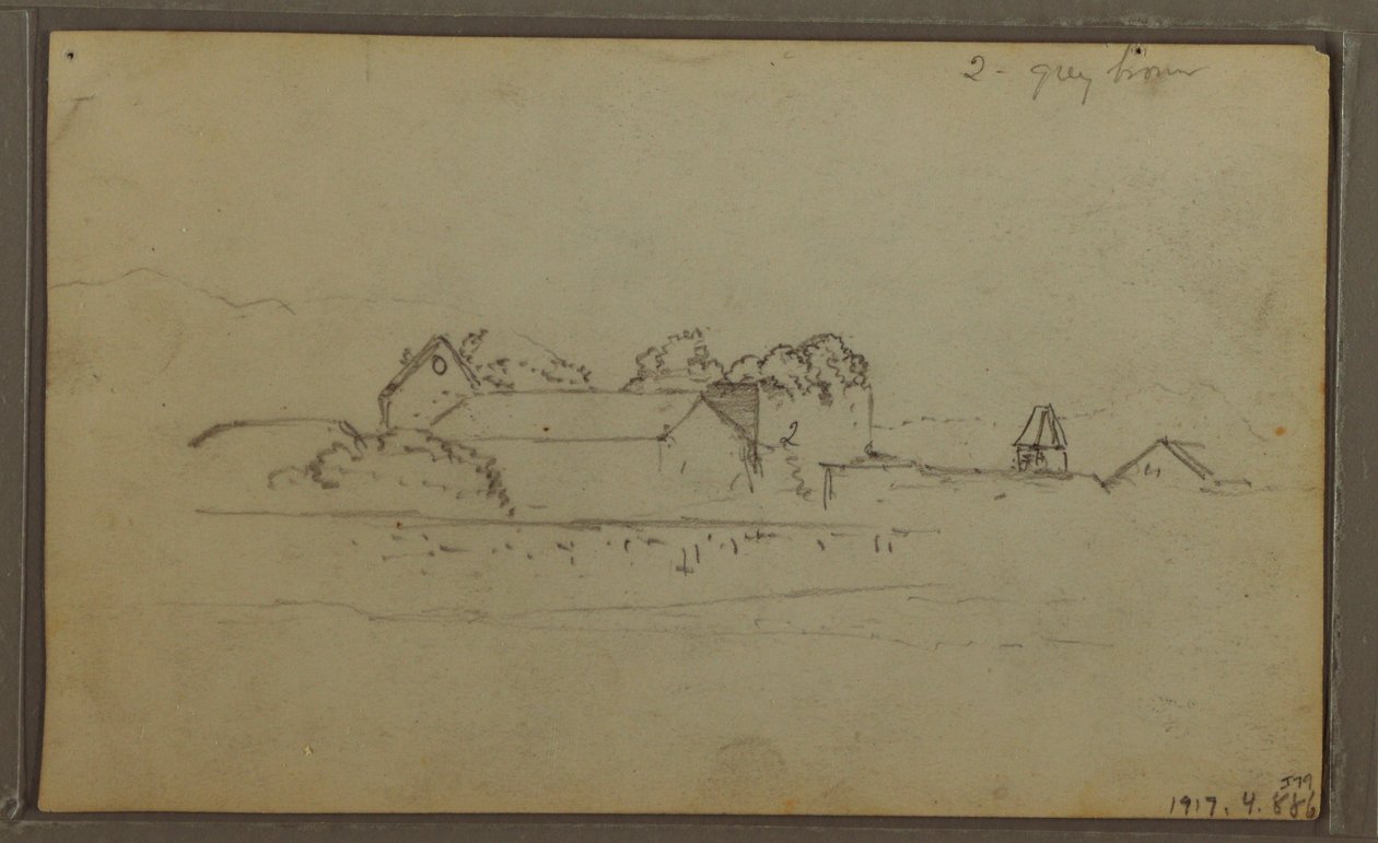 Kresba, Sketches, Ecuador or Colombia; Verso: Sketches, Ecuador or Colombia, 1857 od Frederic Edwin Church