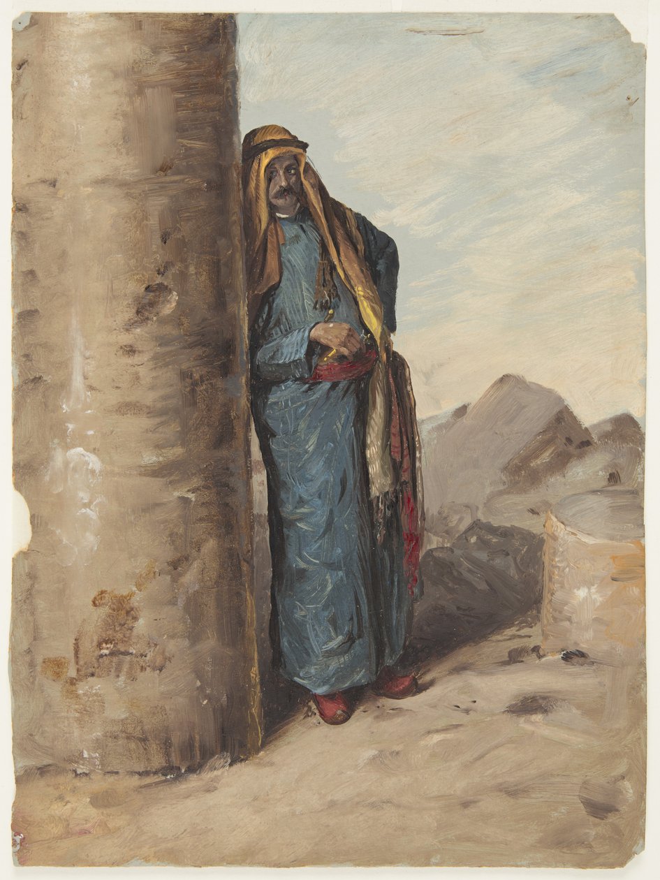 Kresba, Stojící beduín, 1868 od Frederic Edwin Church