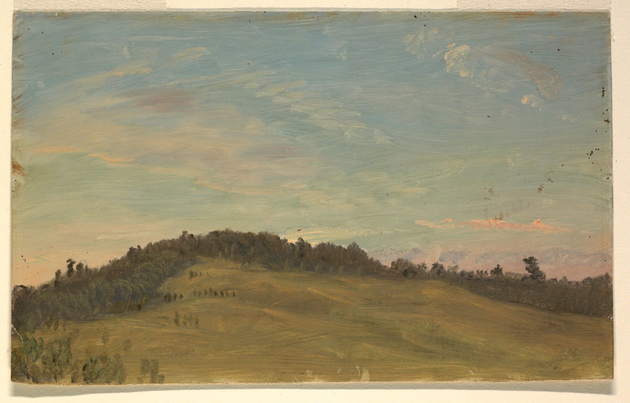 Kresba, Letní krajina, 1870-80 od Frederic Edwin Church