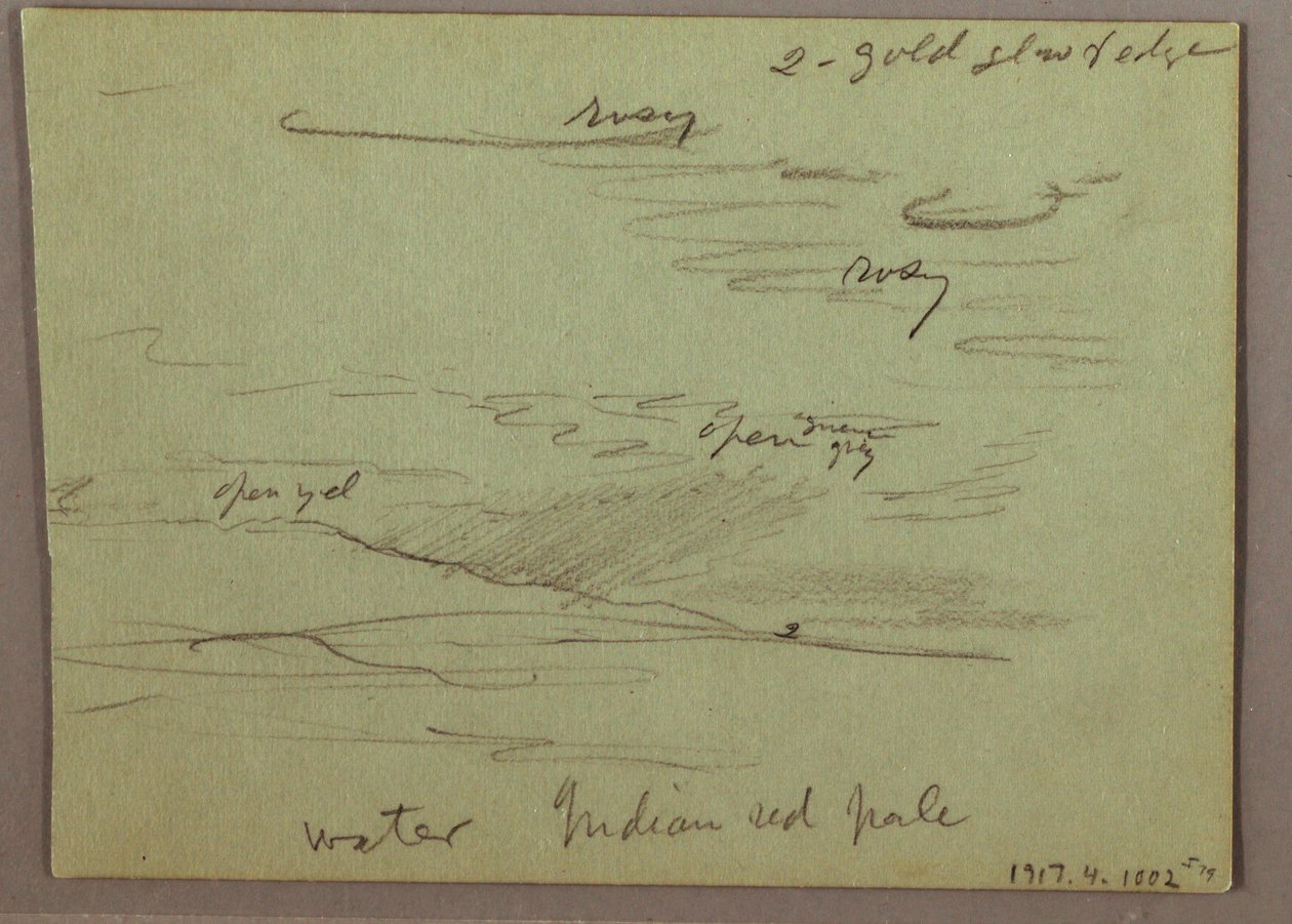 Kresba, západ slunce, dítě jí, 22. prosince 1870 od Frederic Edwin Church