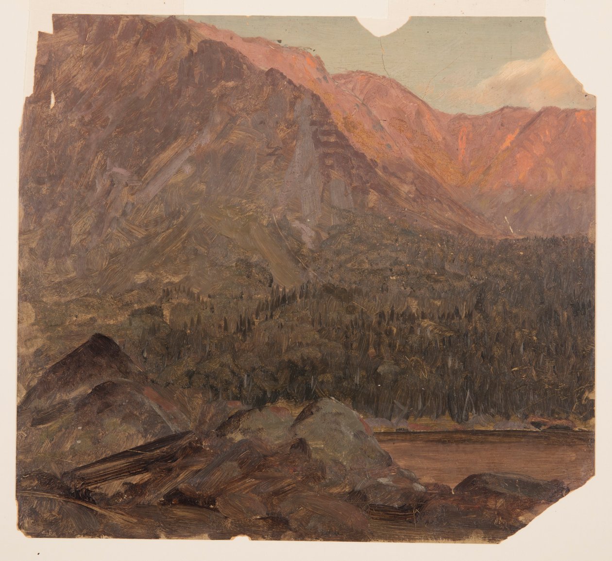 Kresba, Velká katahdinská pánev, Maine, 1860-70 od Frederic Edwin Church