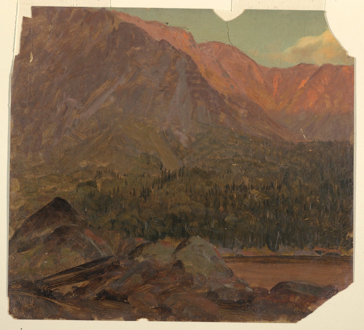 Kresba, Velká katahdinská pánev, Maine, 1860-70 od Frederic Edwin Church