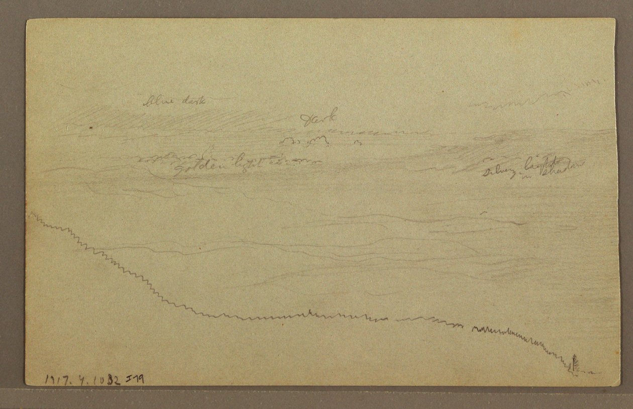 Kresba, Stromy, pravděpodobně 60. léta 19. století od Frederic Edwin Church