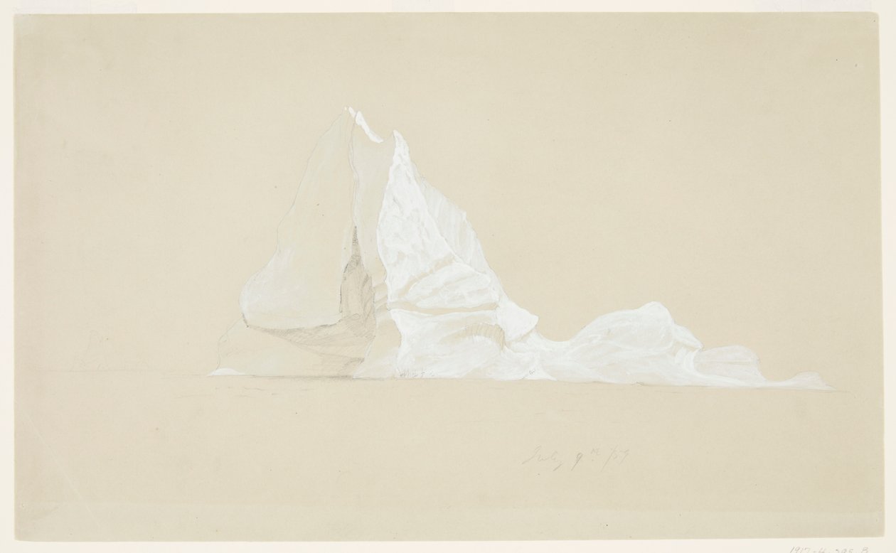 Plovoucí ledovec od Frederic Edwin Church