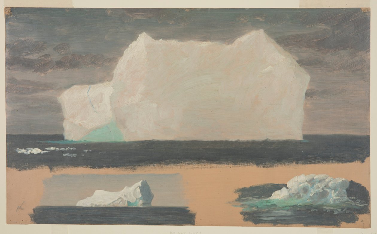Plovoucí ledovce poblíž Twillingate, Newfoundland od Frederic Edwin Church