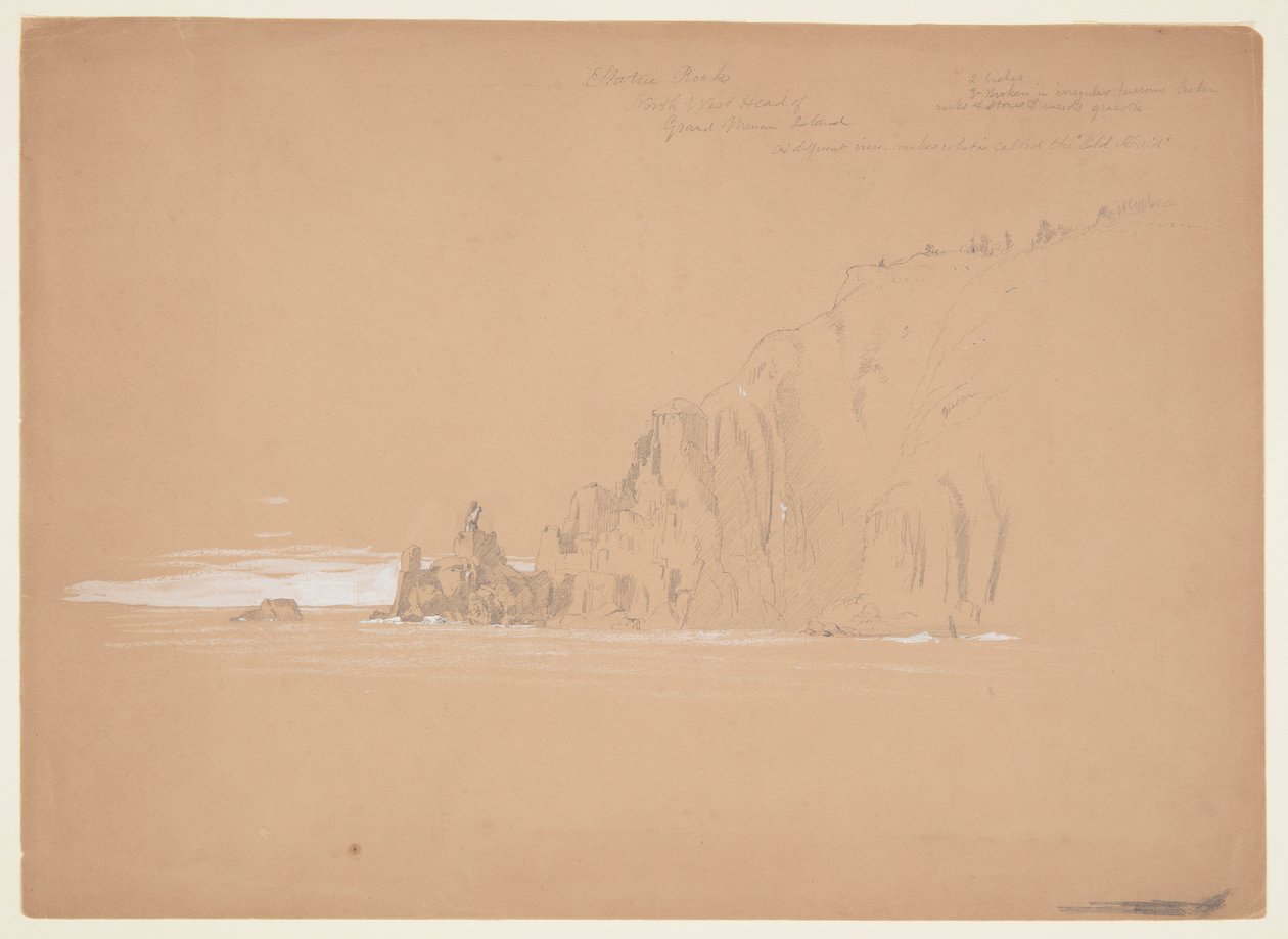 Ostrov Grand Manan od Frederic Edwin Church