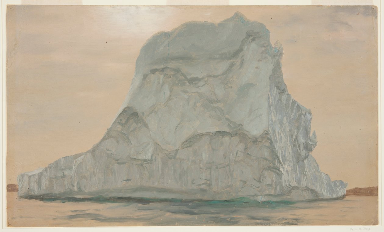 Šedý ledovec od Frederic Edwin Church