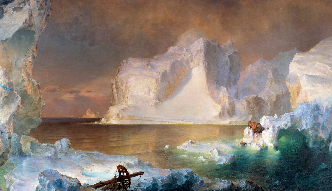 ledovce od Frederic Edwin Church