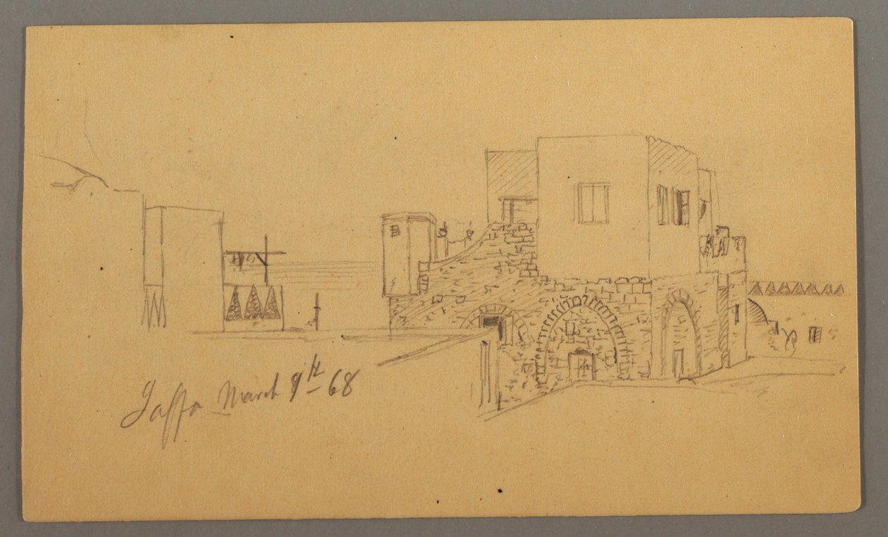 Jaffa Street Corner, Palestina [Tel Aviv, Izrael] od Frederic Edwin Church