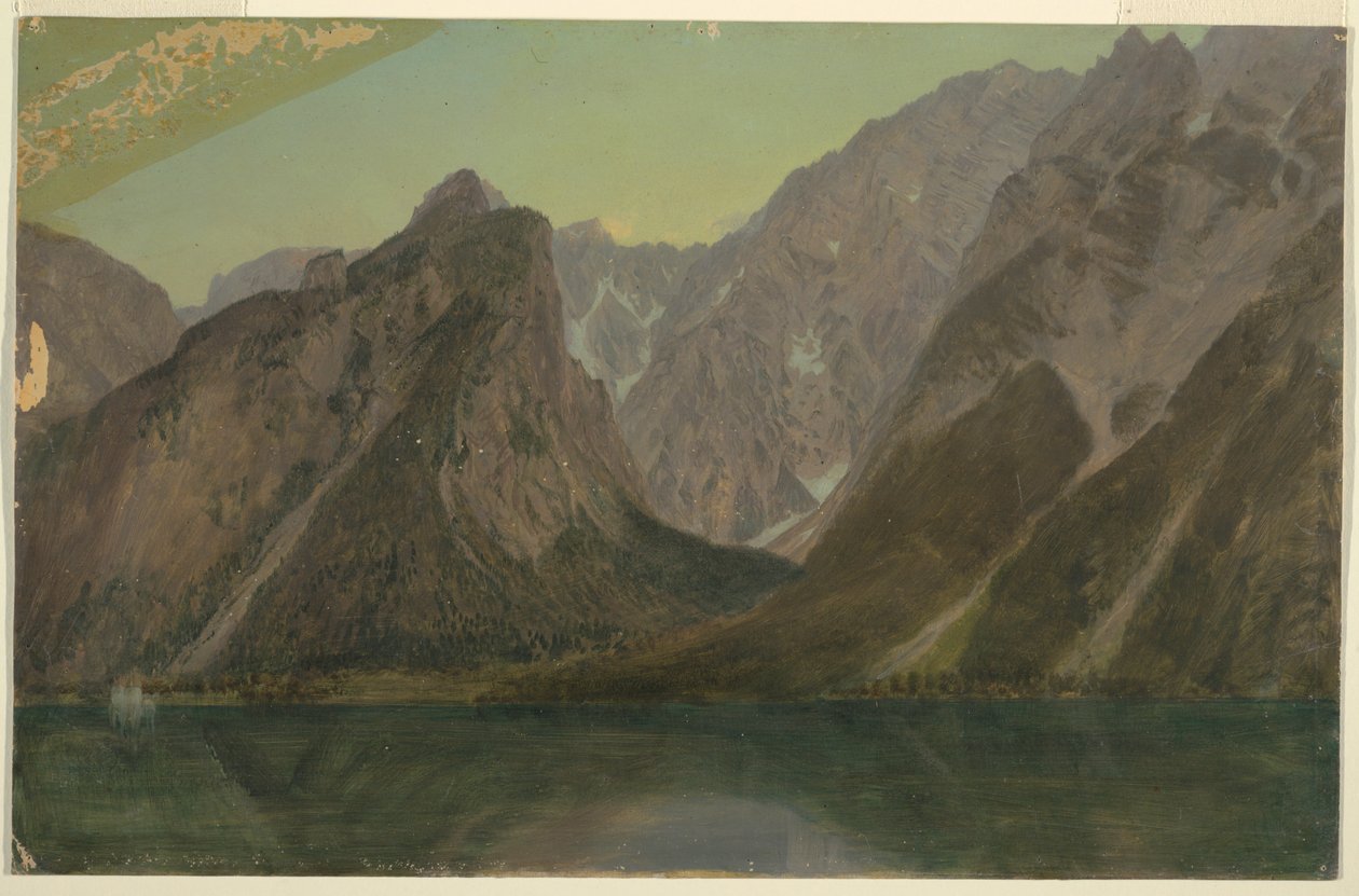 Koenigssee v Berchtesgadenu v Bavorsku od Frederic Edwin Church