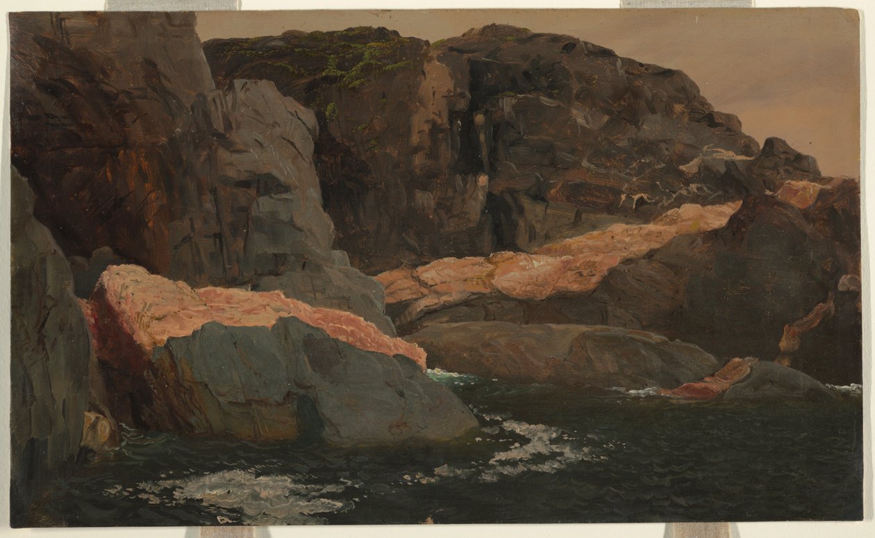 Labrador, Velký ostrov, Battle Harbor od Frederic Edwin Church