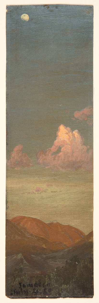Krajina za měsíčního svitu, Jamajka od Frederic Edwin Church