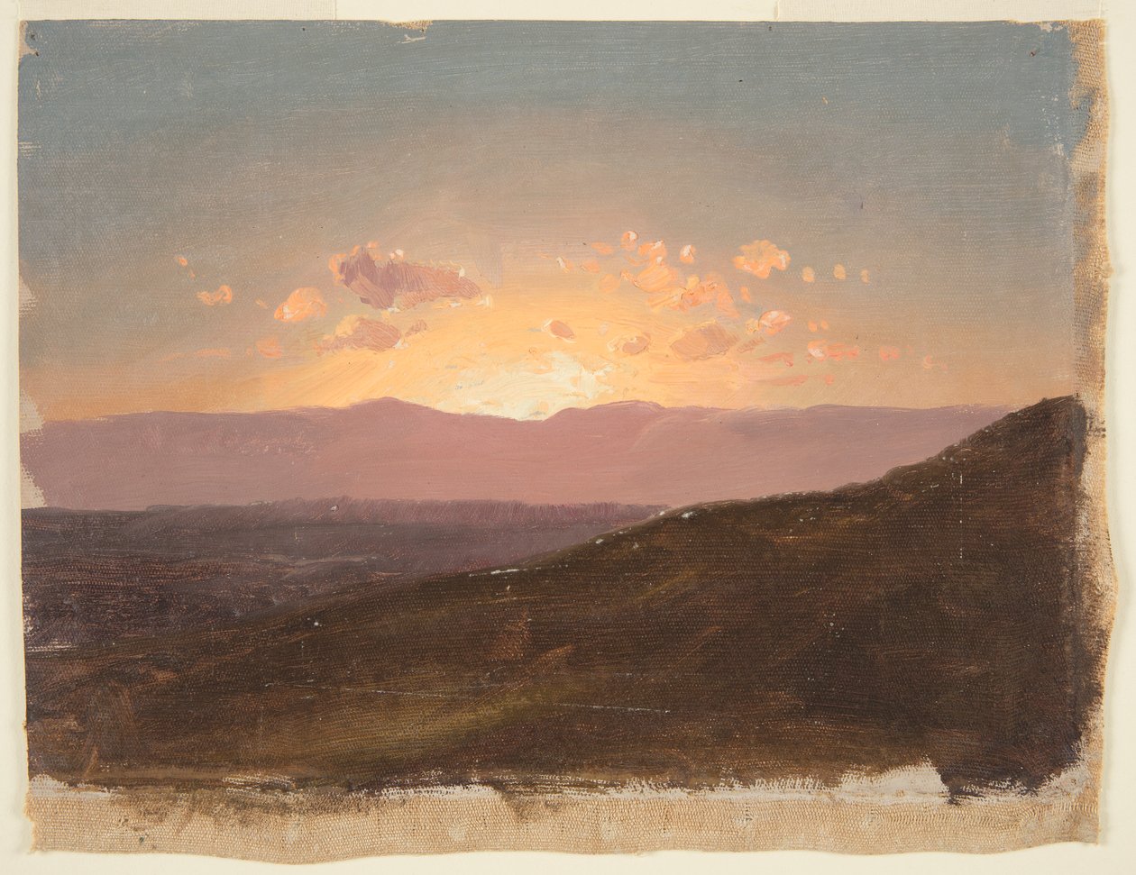 Při pohledu přes údolí Hudson od Frederic Edwin Church